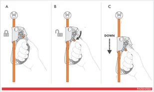 Climbing Technology Przyrząd zaciskowy Quick Up + Lewy - grey - Sprzęt wspinaczkowy - miniaturka - grafika 4