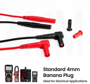 KAIWEETS KAIWEETS KET05 Zestaw przewodów testowych do multimetrów 23PCS 498080EUDF - Akcesoria do urządzeń pomiarowych - miniaturka - grafika 7