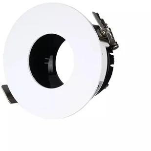 v-tac Oprawa Oczko V-TAC GU10 Wpuszczana Biały/Czarny Okrągła VT-873 - Oprawy, klosze i abażury - miniaturka - grafika 2