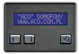 ACO Elektroniczny spis lokatorów grafit CDN-230E GR - Akcesoria do domofonów i wideodomofonów - miniaturka - grafika 2