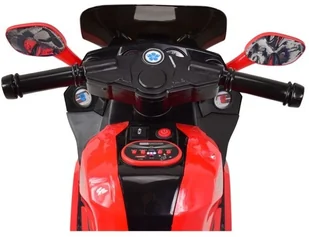 Super-Toys DUŻY MOTOR ŚCIGACZ STRONG 2 EXCLUSIVE/518 DLX-518-CZERWONY - Pojazdy elektryczne dla dzieci - miniaturka - grafika 13