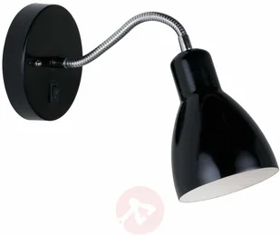 Nordlux Elastyczna lampa ścienna CYCLONE czarna - Lampy ścienne - miniaturka - grafika 2