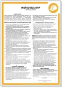 Instrukcje stanowiskowe BHP - Instrukcja BHP ogólna BHI002 - miniaturka - grafika 1
