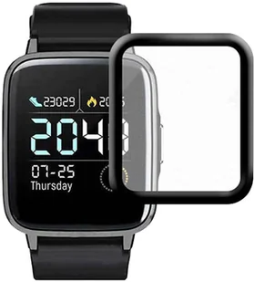 Alogy 2x Elastyczne Szkło ochronne 3D Alogy do Haylou Solar LS02 Black 9401X1 - Akcesoria do smartwatchy - miniaturka - grafika 2