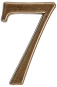 Numery na dom - Cyfra /7/ 5CM BRĄZ TRANSPARENT - miniaturka - grafika 1