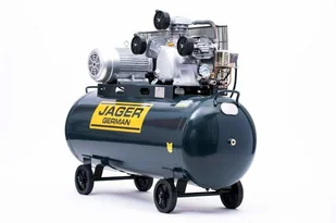 JAGER GERMAN SPRĘŻARKA POWIETRZA TŁOKOWA KOMPRESOR TŁOKOWY OLEJOWY 200L 8BAR 549L/Min 400V Mocna Rzecz SPRĘŻARKA TŁOKOWA KOMPRESOR 200L 3kW - Sprężarki i kompresory - miniaturka - grafika 2