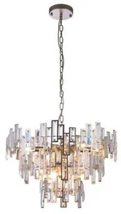 EVO Żyrandol LAMPA wisząca EVO P09158CP kryształowa OPRAWA zwis glamour crystal przezroczysty EVO P09158CP - Lampy sufitowe - miniaturka - grafika 2