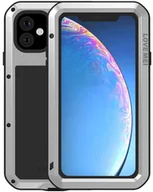 Etui i futerały do telefonów - Love Mei Etui Pancerne + szkło Powerful iPhone 11, srebrne 6932809613409 - miniaturka - grafika 1