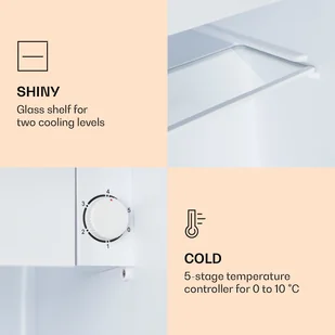 Lodówka Klarstein CoolArt HEA20-Forest-46 - Lodówki - miniaturka - grafika 5