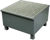 Pojemniki przemysłowe - Producent Green Service Wanna Wychwytowa - 200 L. - Na 1 Beczkę Cynk 74 Cm X 74 Cm X 47 Cm 150 L. - 450 L. 1 Beczka Stal Ocynkowna Tak WM-16 ZS - miniaturka - grafika 1