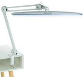 Pozostałe urządzenia kosmetyczne - beauty system Lampa warsztatowa BSL-53 LED 20W CLIP Biała BSL-53/WHITE - miniaturka - grafika 1