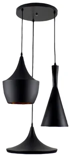 ABIGALI Lampa wisząca Abigali Round 3 ABIGALI-CHZ3B-E27 - Lampy sufitowe - miniaturka - grafika 5