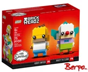 Klocki - LEGO Brick Headz Homer Simpson i klaun Krusty 41632 - miniaturka - grafika 1