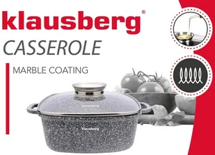 Klausberg Lumarko garnek marmurkowy 28cm kb-7532 6,5l! KB-7532 Kinghoff - Garnki - miniaturka - grafika 2