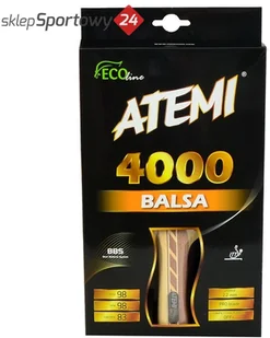 Atemi RAKIETKA DO TENISA STOŁOWEGO 4000 BALSA 17204 - Tenis stołowy - miniaturka - grafika 5