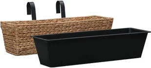 vidaXL Donice ogrodowe, 2 szt., hiacynt wodny - Donice - miniaturka - grafika 3