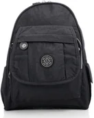 Plecaki - MODNY  Plecak damski CZARNY Bag Street 2229-BL - miniaturka - grafika 1