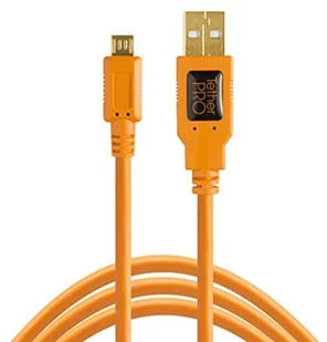 Tether Tools Kabel USB Micro-B 5 Pin 4.6m pomarańczowy CU5430ORG - Kable USB - miniaturka - grafika 2