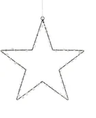 Oświetlenie świąteczne - Markslojd Ozdoba wisząca świetlna Gwiazda 50cm czarny WIVI 704851 704851 - miniaturka - grafika 1