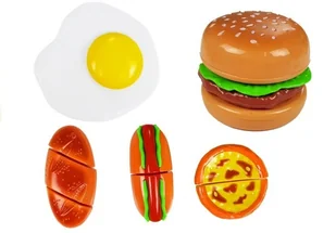 Import LEANToys Zestaw Do Krojenia Burger na Rzepy w Skrzyni 4453 - Zabawki AGD Import LEANToys Zestaw Do Krojenia Burger na Rzepy w Skrzyni 4453 - Zabawki AGD - miniaturka - grafika 5
