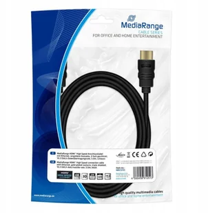 MediaRange Kabel HDMI MediaRange MRCS155 HDMI/HDMI with Ethernet, 3.0m, czarny MRCS155 - Kable - miniaturka - grafika 2