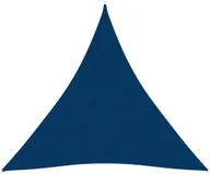 Parasole ogrodowe - vidaXL Trójkątny żagiel ogrodowy, tkanina Oxford, 3x4x4 m, niebieski vidaXL - miniaturka - grafika 1