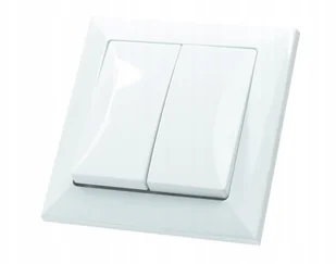 Decento Włącznik podwójny świecznikowy Opal - Wyłączniki światła i elektryczne - miniaturka - grafika 2
