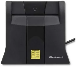 Qoltec Inteligentny czytnik chipowych kart ID | USB 2.0 | Plug&play - Czytniki kart pamięci - miniaturka - grafika 2