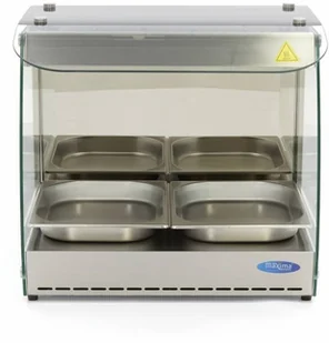 MAXIMA Witryna grzewcza Maxima - 1 poziom - 2x 1/2 GN MAXIMA 09400750 - Szafy i witryny grzewcze - miniaturka - grafika 3