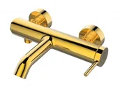 Baterie wannowe i prysznicowe - Metal-Hurt Bateria OVE GOLD STICK wannowa ścienna bez natrysku złoty połysk BJV303G-SG2 BJV303G-SG2 - miniaturka - grafika 1