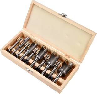 Yato ZESTAW FLEKOWNIK-SĘKOWNIK DO DREWNA 15-35MM 10SZT YT-33837 - Wiertła - miniaturka - grafika 2