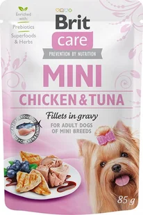 Brit Care Pies Care MINI Chicken&Tuna Karma z kurczakiem i tuńczykiem dla psa 85g - Mokra karma dla psów - miniaturka - grafika 2