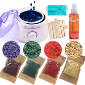 Depilacja - Zestaw Depilacja Podgrzewacz Olejek 4x Wosk Twardy - miniaturka - grafika 1