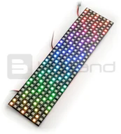 Podzespoły elektroniczne - Elastyczna matryca 8x32 - 256 LED RGB - WS2812B indywidualnie adresowane LED-06185 - miniaturka - grafika 1