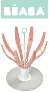 Beaba Składana Suszarka do Butelek i Akcesoriów Kwiat Pink - Inne akcesoria do pielęgnacji dzieci - miniaturka - grafika 2
