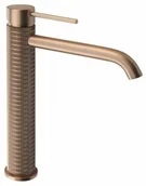 Baterie umywalkowe - Sapho Bateria umywalkowa wysoka 27,9 cm, różowe złoto mat FLAWO FR678G - miniaturka - grafika 1