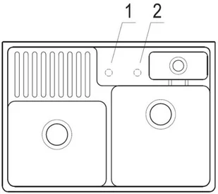 Villeroy & Boch Classicline 6323 91 KD - Zlewozmywaki - miniaturka - grafika 5