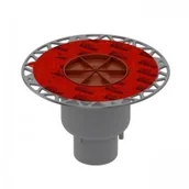 Syfony - Tece 3603600 TECEdrainpoint S odpływ DN 70 pionowy z kołnierzem uniwersalnym Seal System - miniaturka - grafika 1