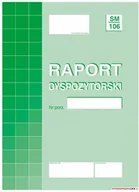 Druki akcydensowe - Michalczyk&Prokop 804-1 RD Raport Dyspozytor.A4 - miniaturka - grafika 1