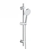 Zestawy prysznicowe - Tiger Splash Akcent Zestaw prysznicowy natynkowy chrom 1714940344 - miniaturka - grafika 1