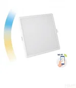 Systemy inteligentnych domów - Spectrum Spectrumsmart ALGINE DOWNLIGHT 22W 2000lm CCT 230V 120st IP20 IK06 215x215x38mm BIAŁY kwadrat. DIM SMART SLI038020CCT - miniaturka - grafika 1