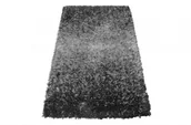 Dywany - KAUKAS CARPET DYWAN SHAGGY PUFFY 60x100cm ANTRACYT/BIAŁY MIĘKIE RUNO - miniaturka - grafika 1
