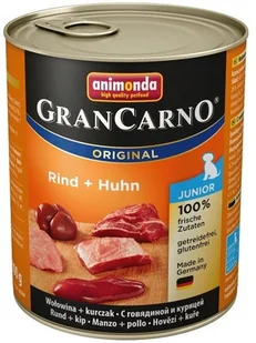 Animonda Grancarno Junior Huhn Kaninchen Kurczak + Królik Puszka 800G - Mokra karma dla psów - miniaturka - grafika 5