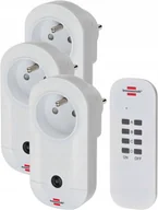 Gniazdka elektryczne - Zestaw Bezprzewodowych Gniazd Sterowanych Pilotem - miniaturka - grafika 1
