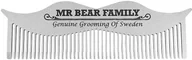 Kosmetyki i akcesoria do pielęgnacji brody - Mr Bear Family Stalowy Grzebień do Wąsów - miniaturka - grafika 1