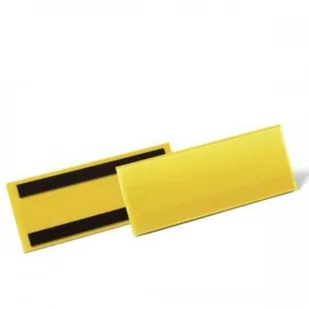 Kieszeń magazynowa magnetyczna 1/2 A5 pozioma DURABLE żółta 50szt. 1757 04 DU1575-6 - Szafy i regały magazynowe - miniaturka - grafika 2