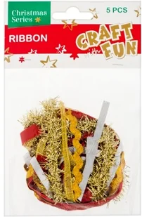 Ozdoba dekoracyjna wstążki mix 5szt - Scrapbooking - miniaturka - grafika 2