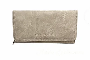 Jennifer Jones Portfel Damski Skóra Ekologiczna Z Teksturą Średni Z Suwakiem Wewnątrz 1108 - Portfele - miniaturka - grafika 4