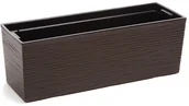 Kwietniki - Lamela Kwietnik Begonia Dłuto z wkładem 19x56x19.5 mokka - miniaturka - grafika 1