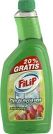 Płyny do mycia szyb - Delko FILIP Płyn do szyb zapas zielony z octem 750ml  18711 - miniaturka - grafika 1
